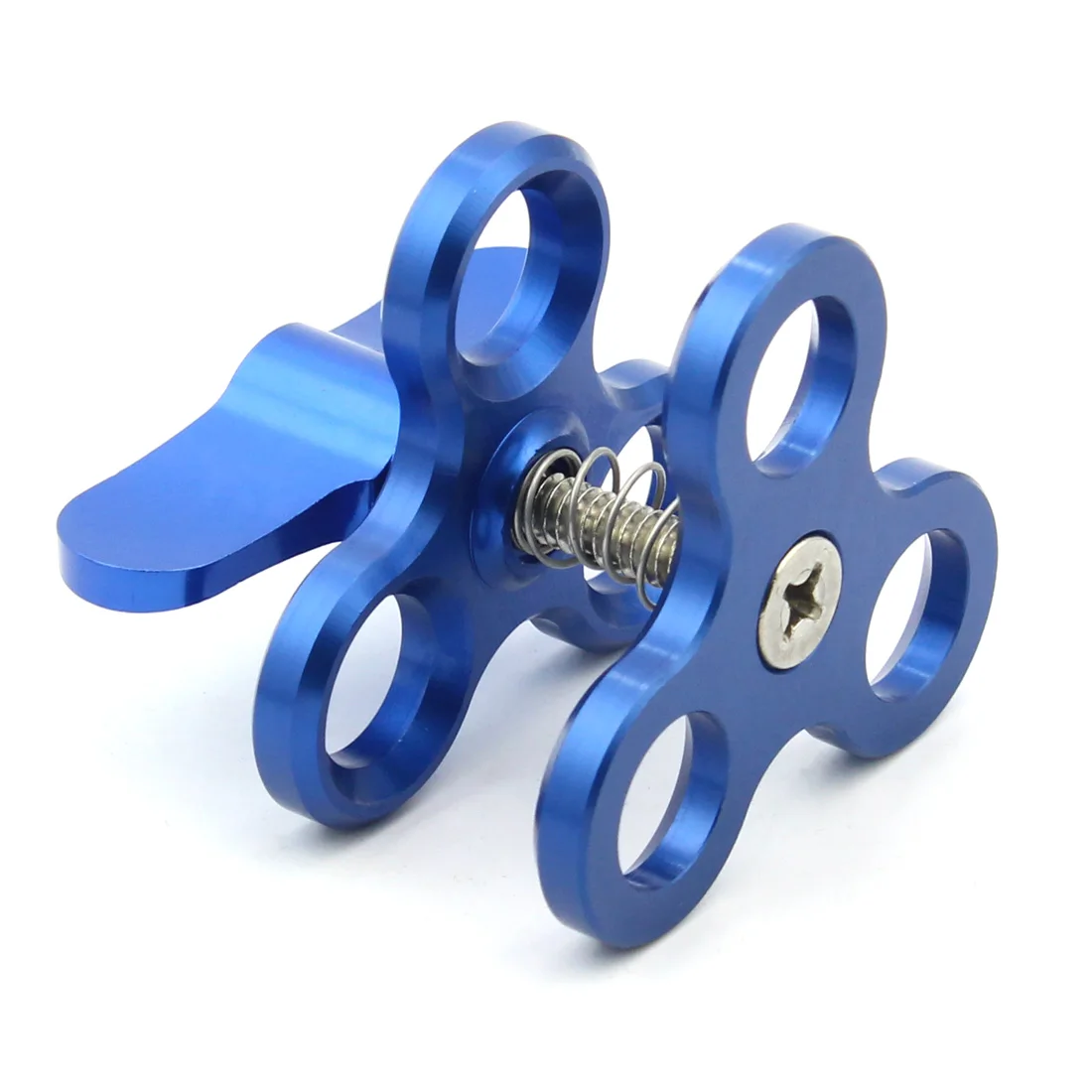 Dreifach-Schmetterlings clip 1 "Kugelkopf-Befestigungs halterung für Gopro 13 Insta360 x4 Tauch schale Ring Licht kugel klemme Stativ kugel adapter – Detail 19