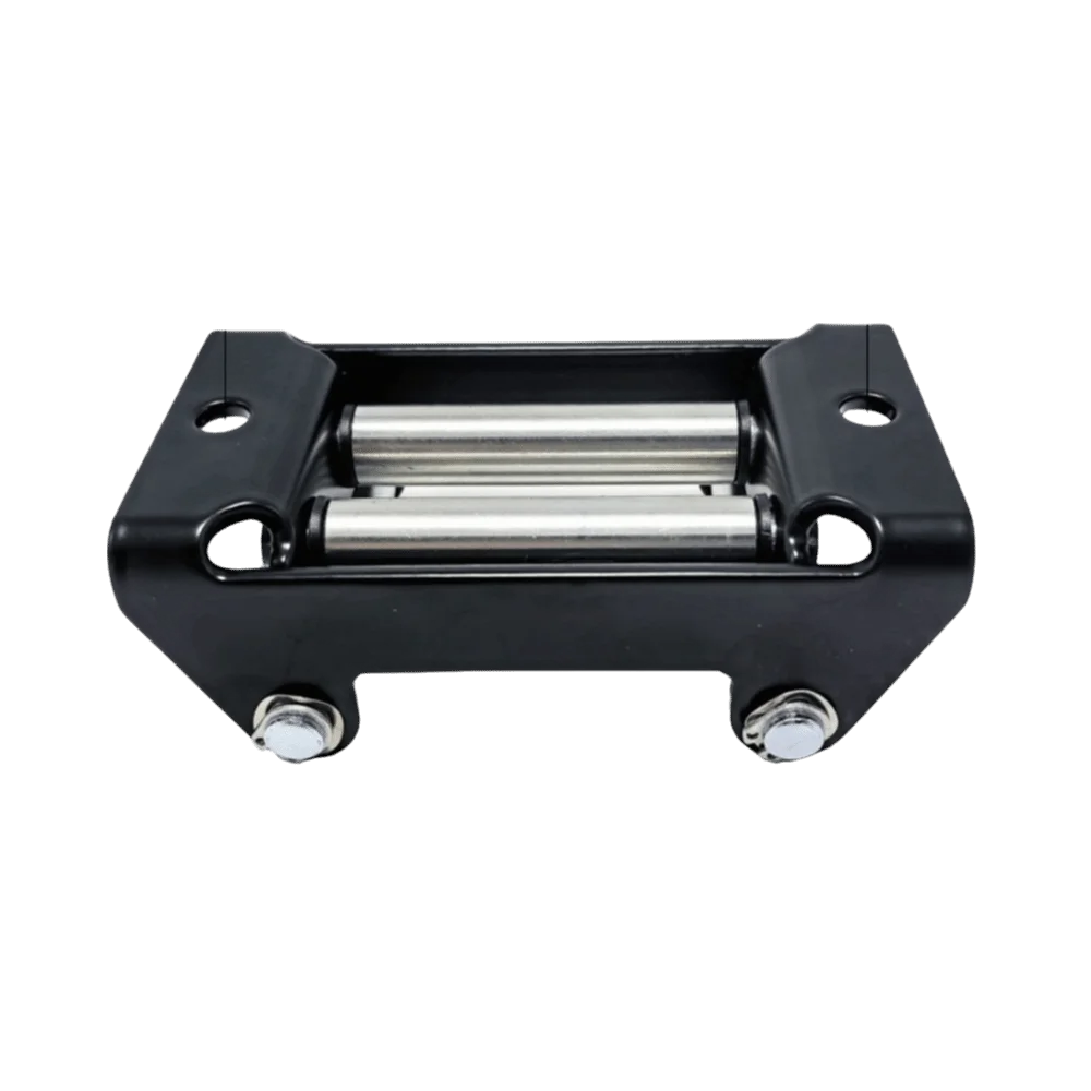 4-Way Roller Design Winch Roller Fairlead 2000LB Load Capacity 126mm Bolt Centers Cable Guide Universal Fit