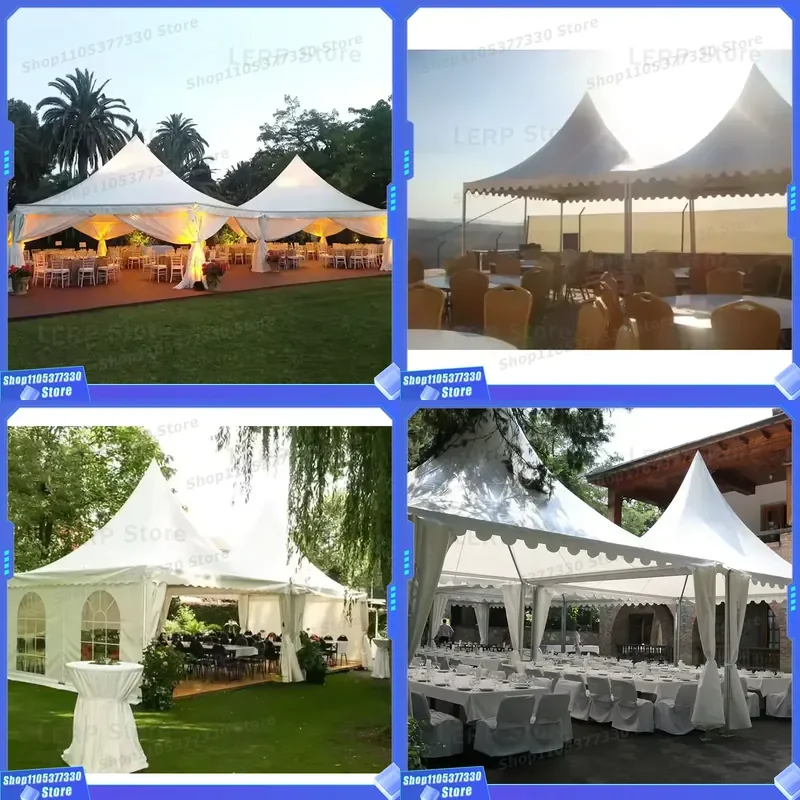 Waterproof Trade Show & Music Festival Tent with PVC Fabric and Aluminum Alloy Poles for Outdoor Events and Exhibitions