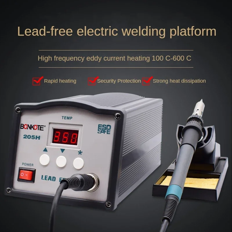 hot 203H/205H High frequency constant temperature 150W digital display intelligent lead-free high-power welding station tool