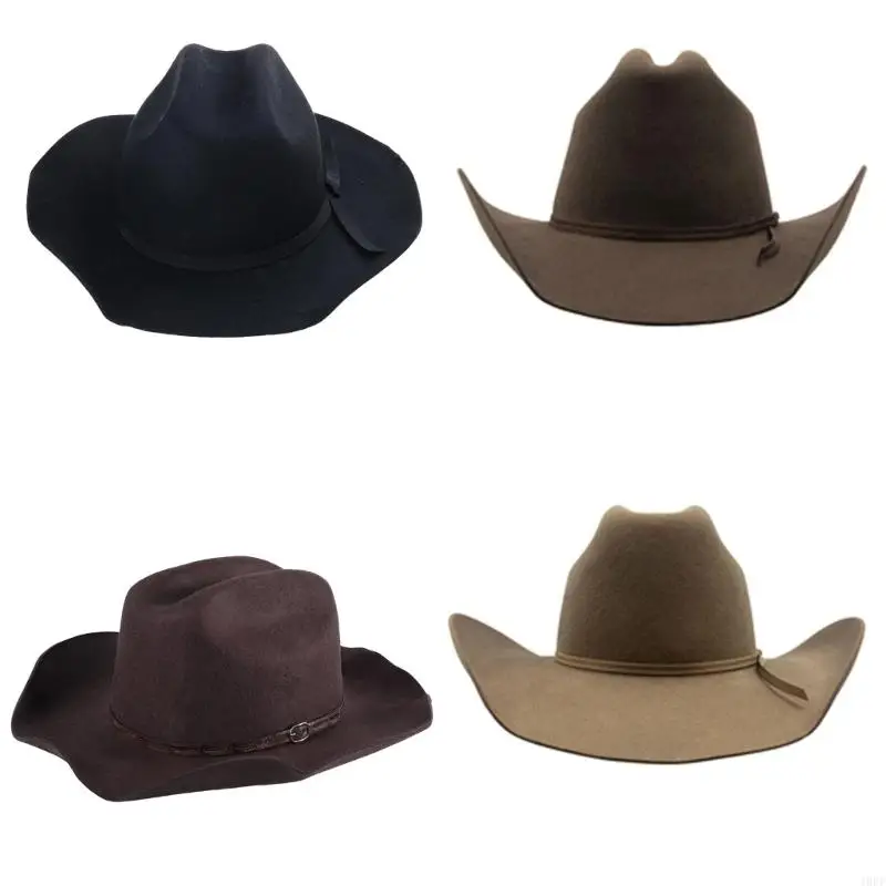 

J0PF Ladies Fashionable Hat Gentleman Stylish Hat Breathable Costume Hat for Casual