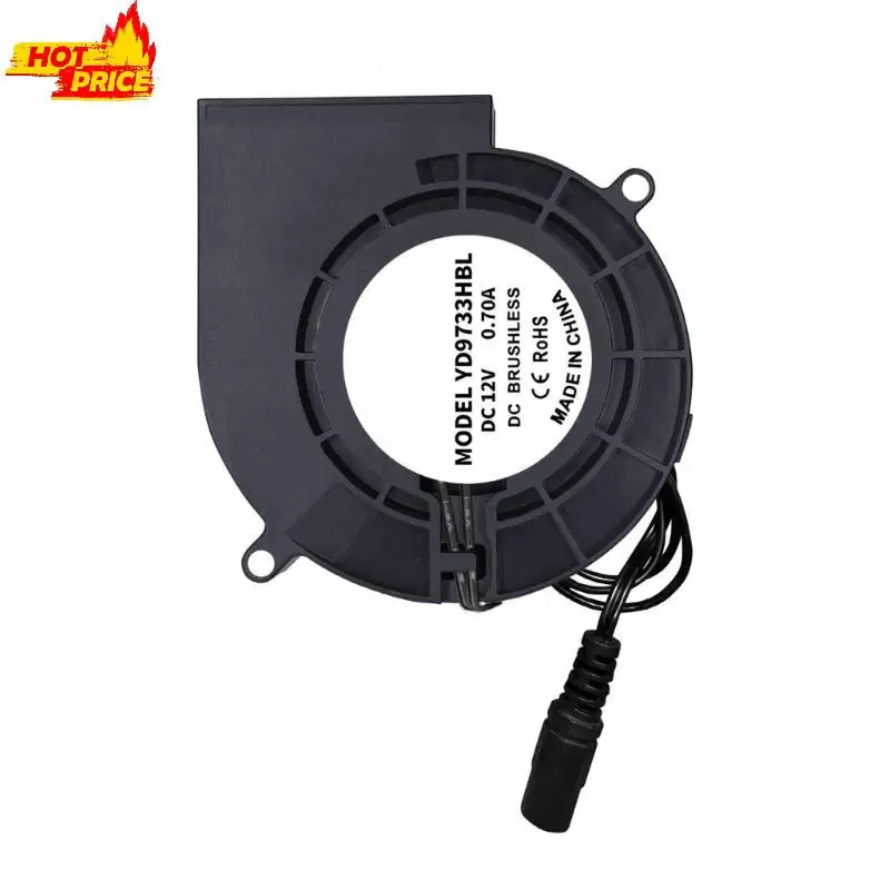 

Бесщеточный вентилятор постоянного тока 12 В, 97 мм, центробежный вентилятор с шарикоподшипником, 5200 об/мин для угольного