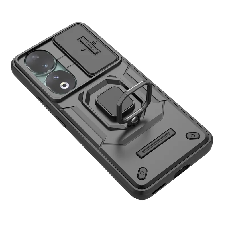 Camera Shockproof Armor Case For Honor 90 Lite Honor90 Nova 12 Pro Nova12 Car Magnetic Holder Ring Protect Cover