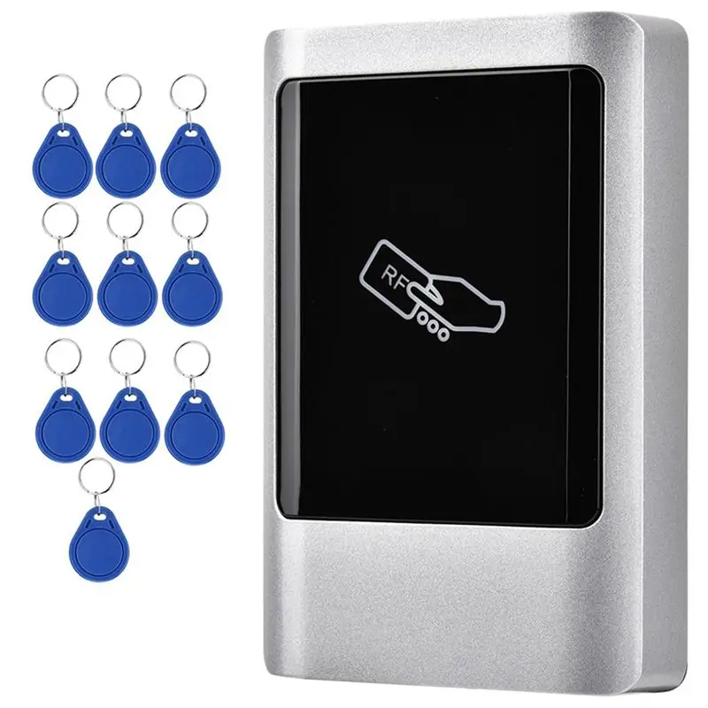 

[Techverse]-Waterproof Reader ID Outdoor Door Access Management Control-10 Access Cards Included, Convenient& Stable Design