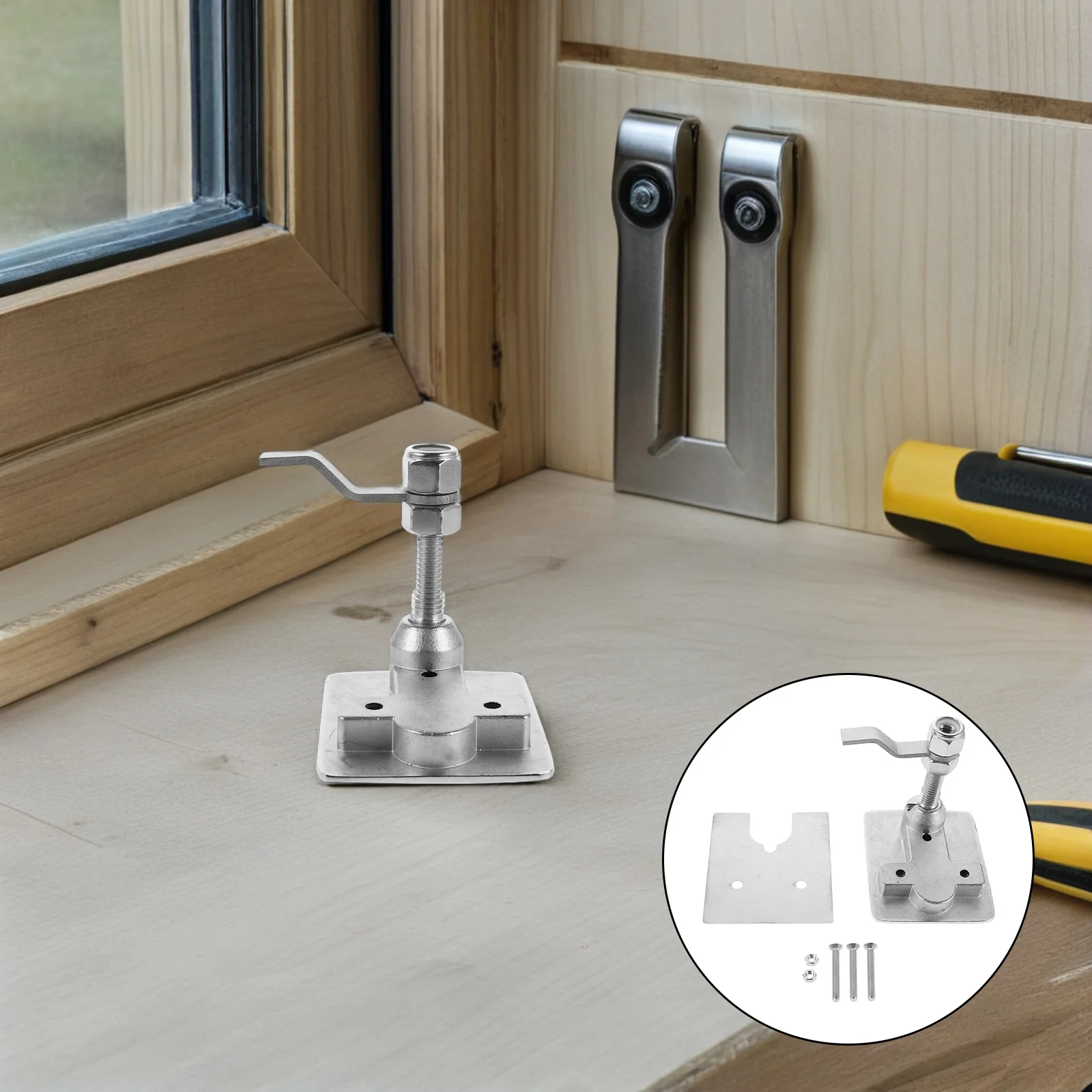 

1Set Boat Compartment Cam Latch Stainless Steel Marine Door Latch for Hatch Lock Flush Pull Deck Safety Boat Lid Latches