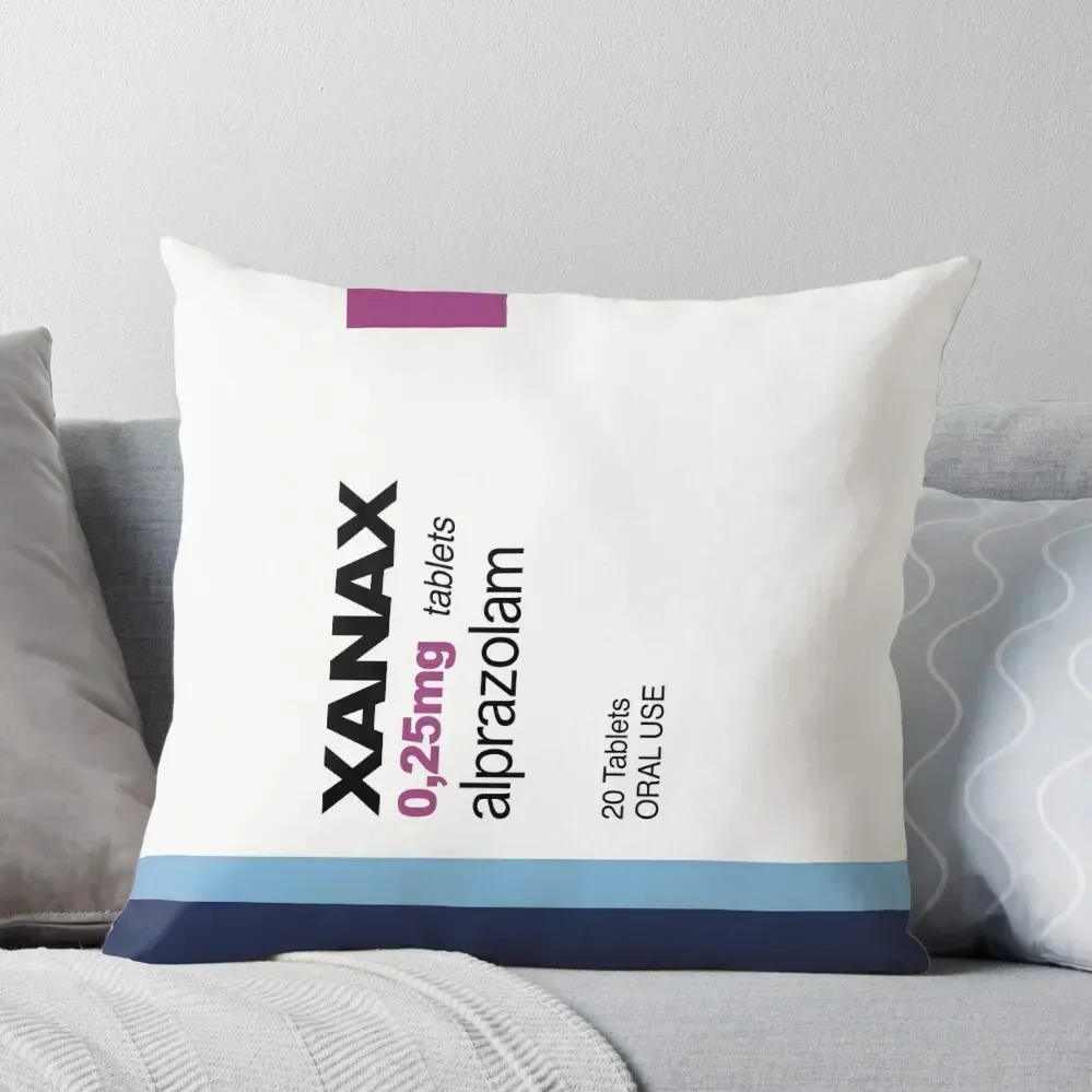 

XANAX Throw Pillow sleeping pillows Pillow Cases Decorative Sofa Cushion Cover pillow