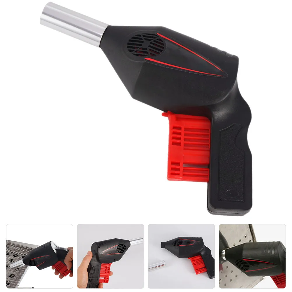 

1pc Handheld Bbq Fan Portable Fire Blower For Camping Grill Outdoor Cooking Air Blower For Fire Pit Fireplace Hiking Picnic