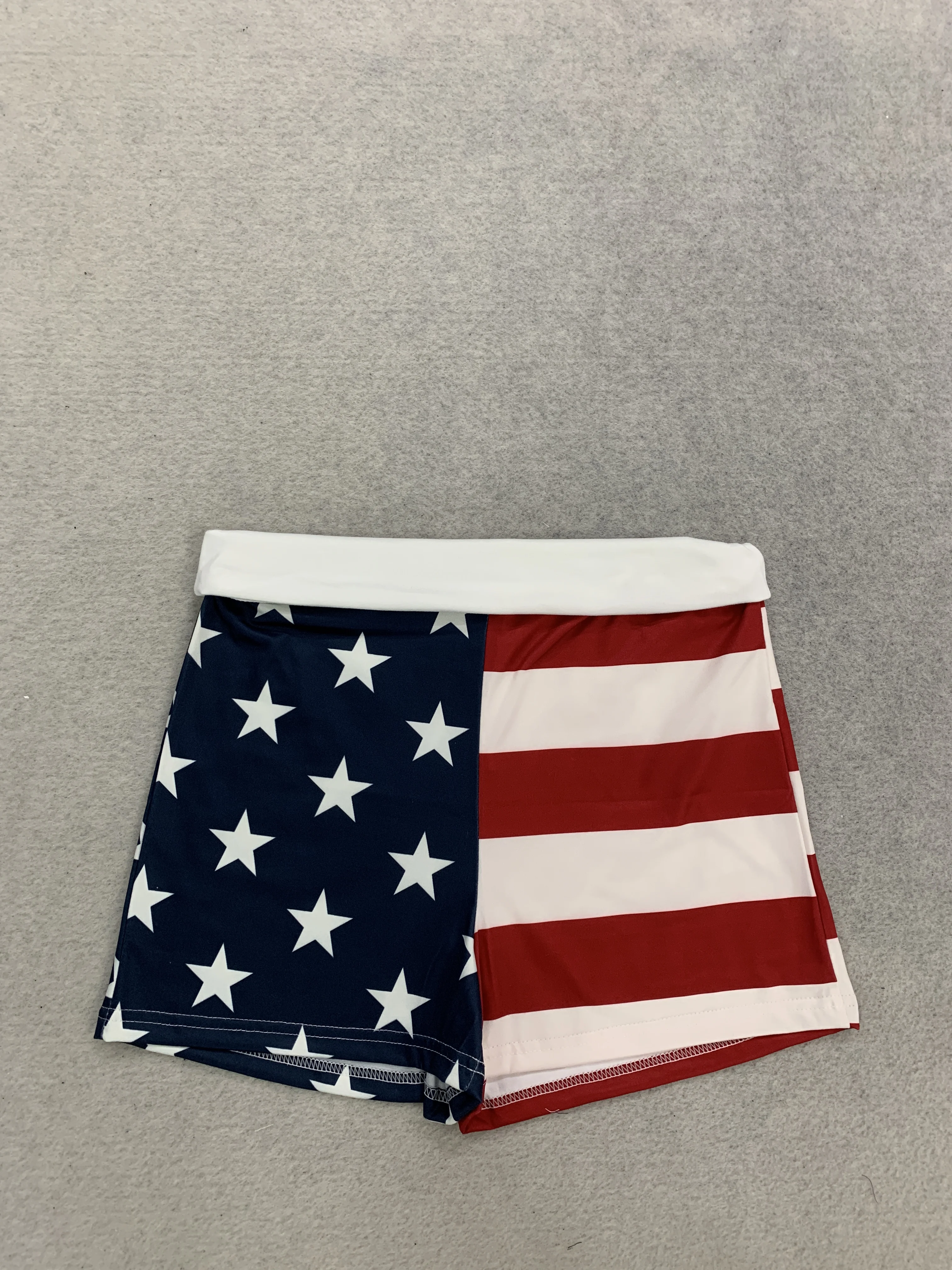 Summer Striped Star Print Design Trendy Spice Girls Wear Personality Design Shorts
