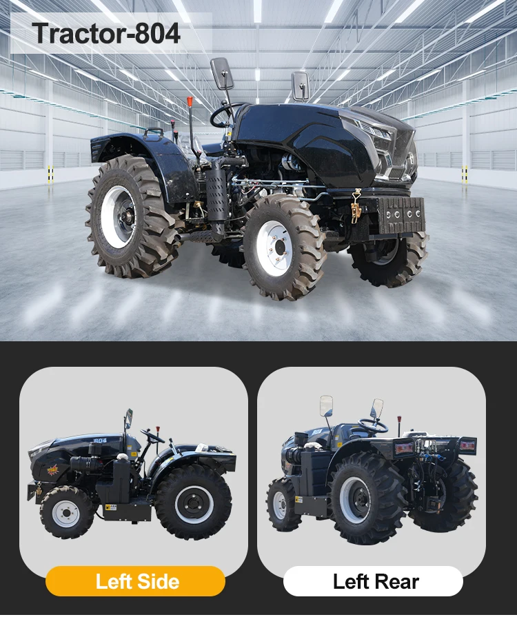 Professioneller 80-PS-Traktor für den Export | Komplett angepasst, um lokale Marktstandards und Klimazustände zu erfüllen – Detail 4