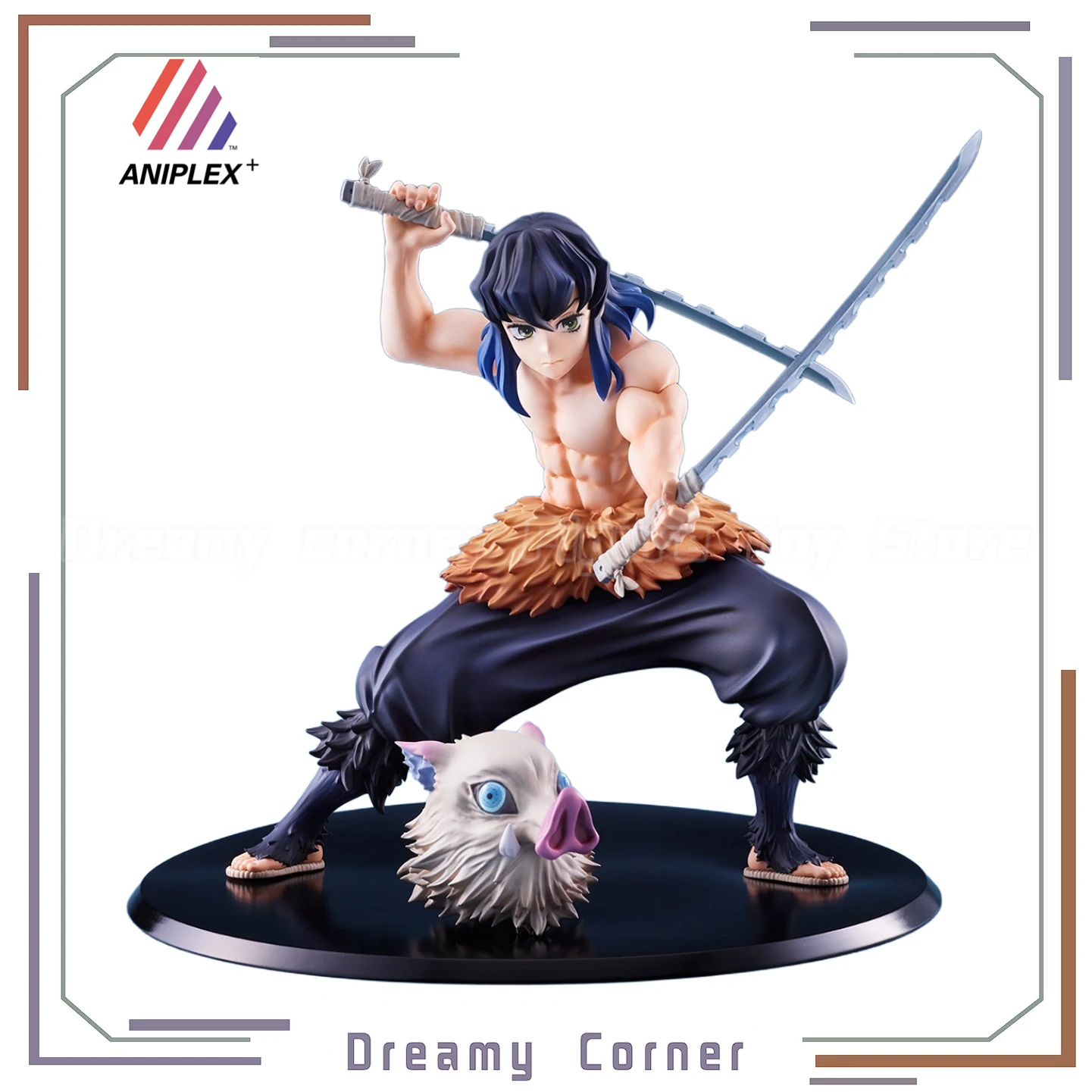 

【В наличии】Оригинальная фигурка WING ANIPLEX + Demon Slayer: Kimetsu No Yaiba Hashibira Inosuke, масштаб 1/8, модель, коллекция игрушек
