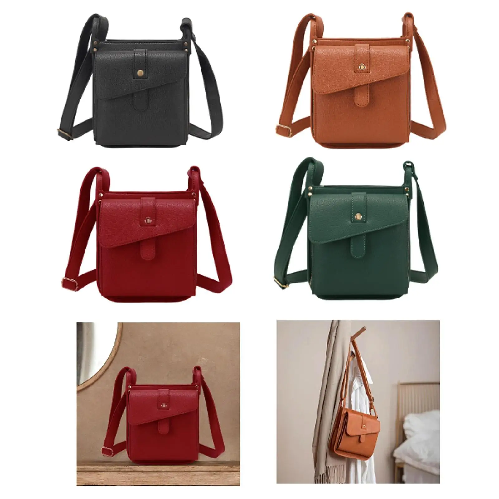 

Кожаная сумка через плечо с регулируемым ремешком, кошелек для женщин и мужчин, деловые поездки на работу