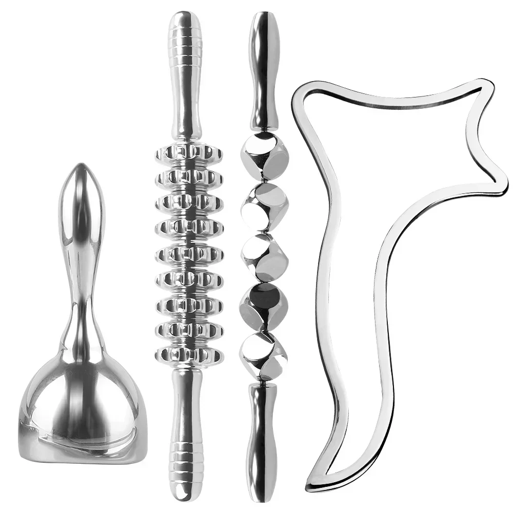 2026 Medical Grade Stainless Steel Gua Sha Tool Facial Massage Wrinkle Reduction Decompression Therapy Migraine Relief