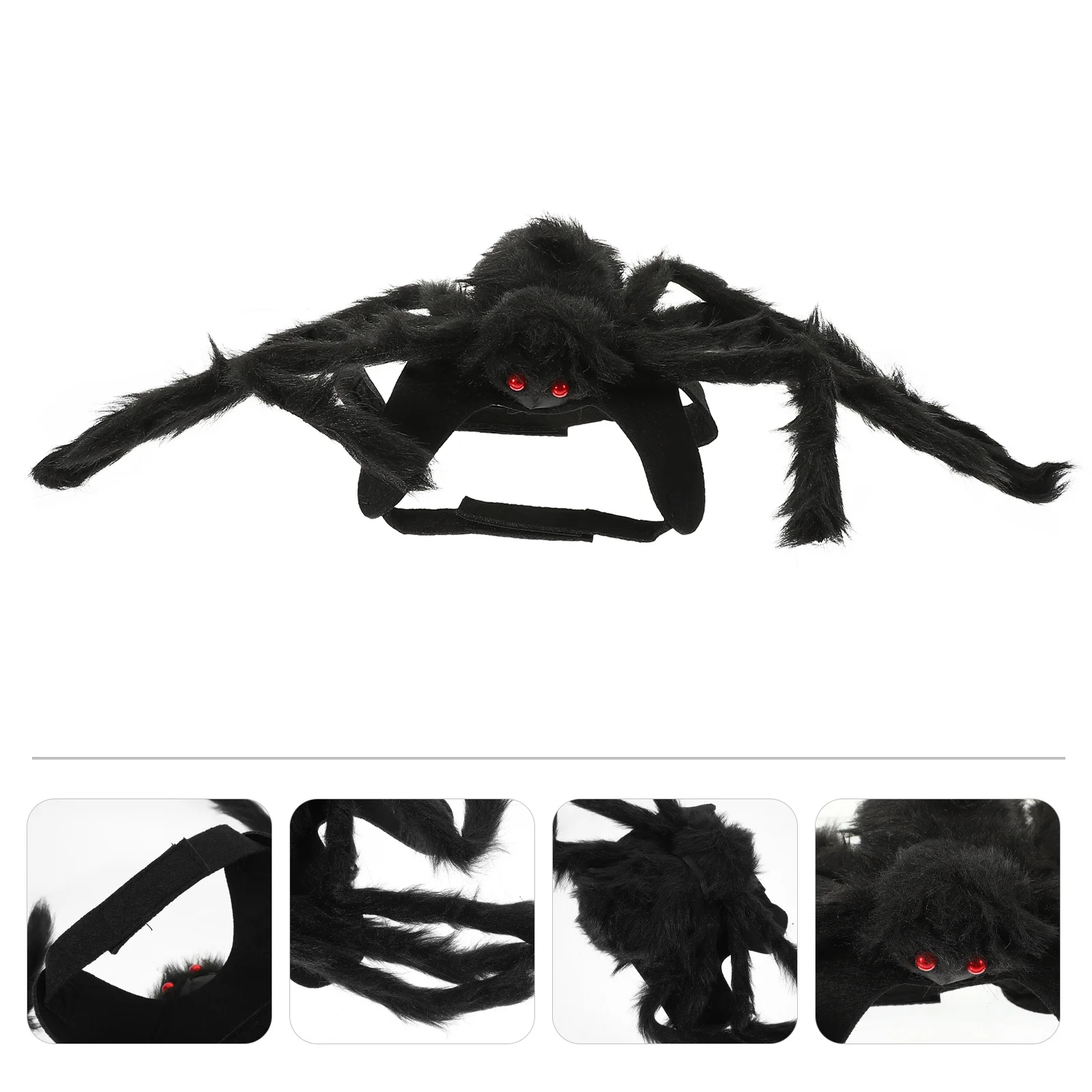 

Spider Costume for Pet Cat Dog Halloween Carnival Cosplay Novelty Funny Harness Creative Party Wear Small Pet Dress Up L