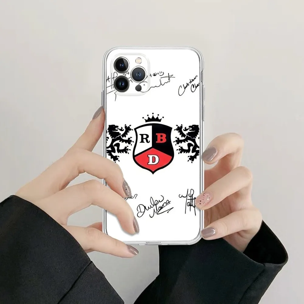 R-RBD R-Rebeld Phone Case Silicone Soft for iphone 15 14 13 12 11 Pro Mini XS MAX 8 7 6 Plus X XS XR Cover