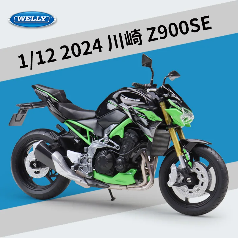 

1:12 WELLY Kawasaki Z900 SE Replica Alloy Model, Realistic Heavy Motorcycle Collectible Figurine