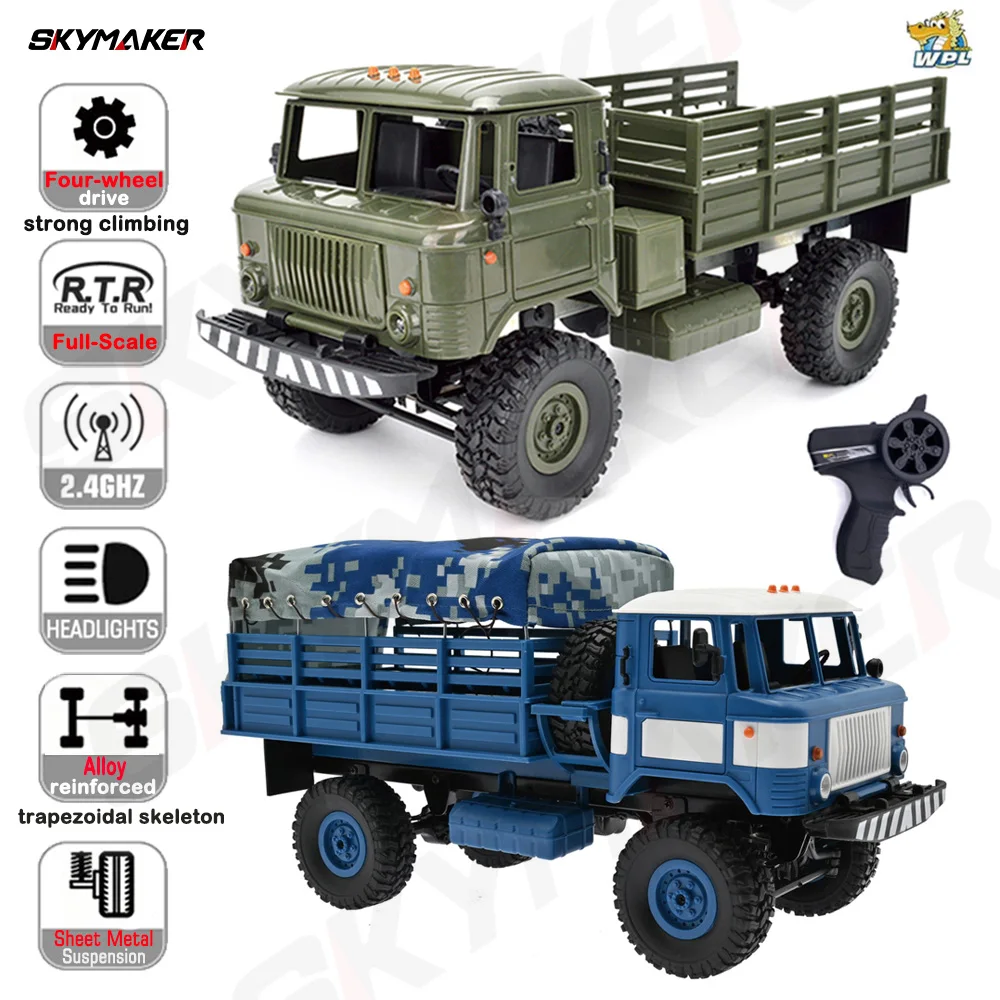 WPL B-24 GAZ-66 1:16 – Najlepszy RC samochód wojskowy do eksploracji terenu? Sprawdź nasz szczegółowy test