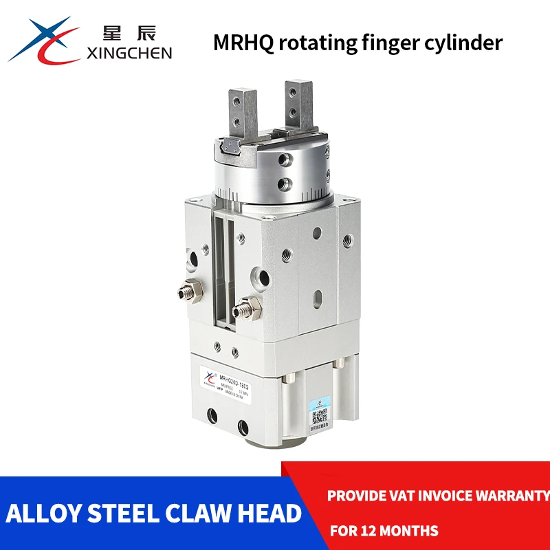 

Xingchen Pneumatic SMC Type Rotary Clamping Finger Cylinder MRHQ10D-90S/180S-N Swing Claw Replaces D