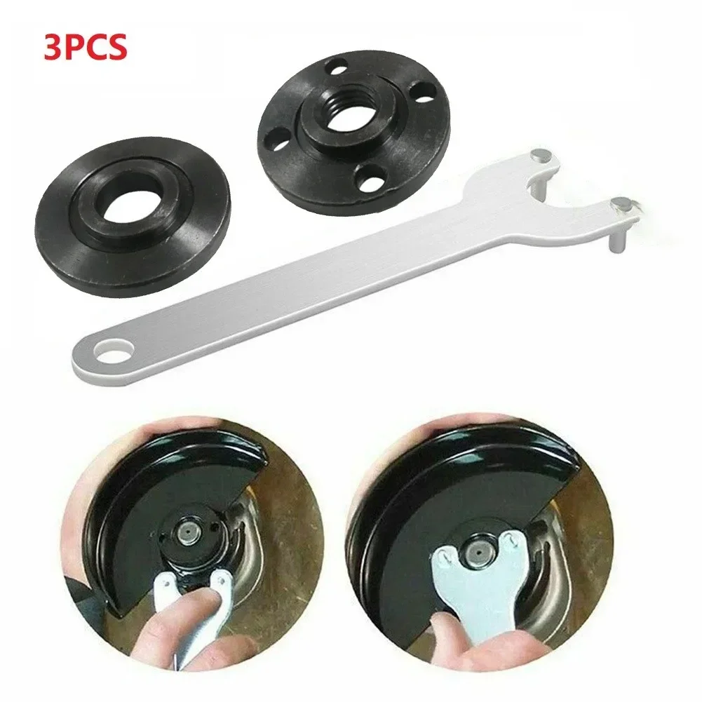 Grinder Flange Angle Wrench Spanner Metal Lock Nut For Makitas 5/8-11inch Quick Release Nut Power Replacement