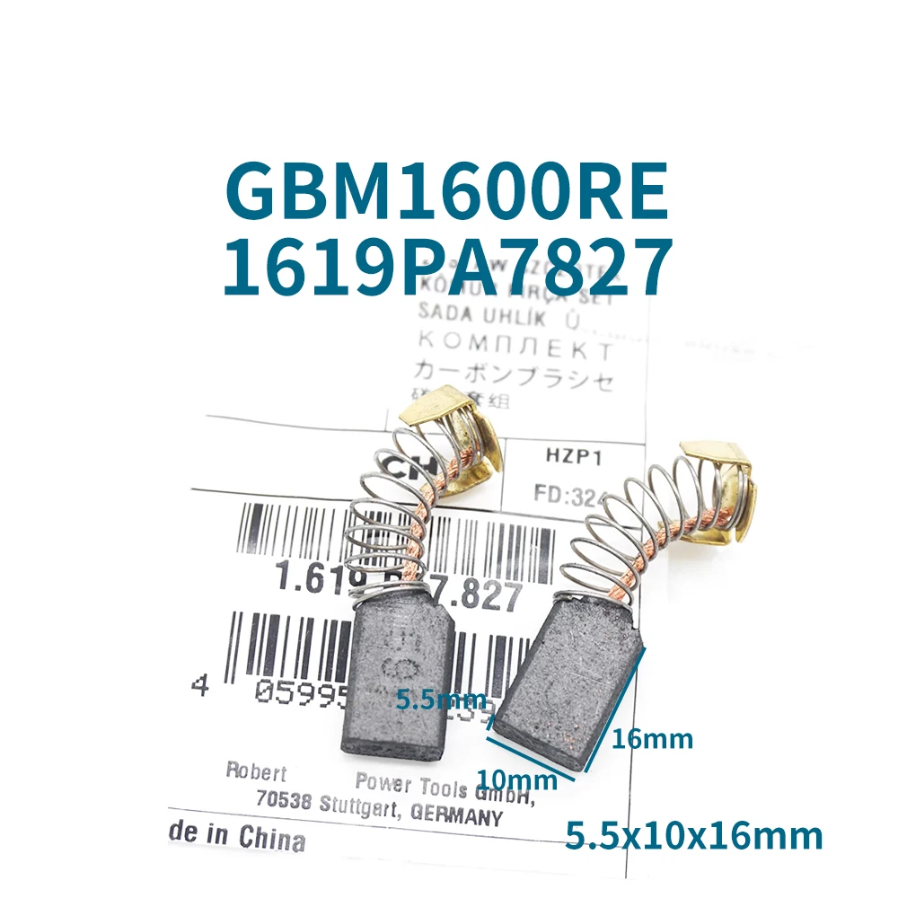 

Carbon Brush for Bosch GBM1600RE GBM 1600 RE 1619PA7827 Electric Drill Carbon Brushes Tools Accessories Replacements
