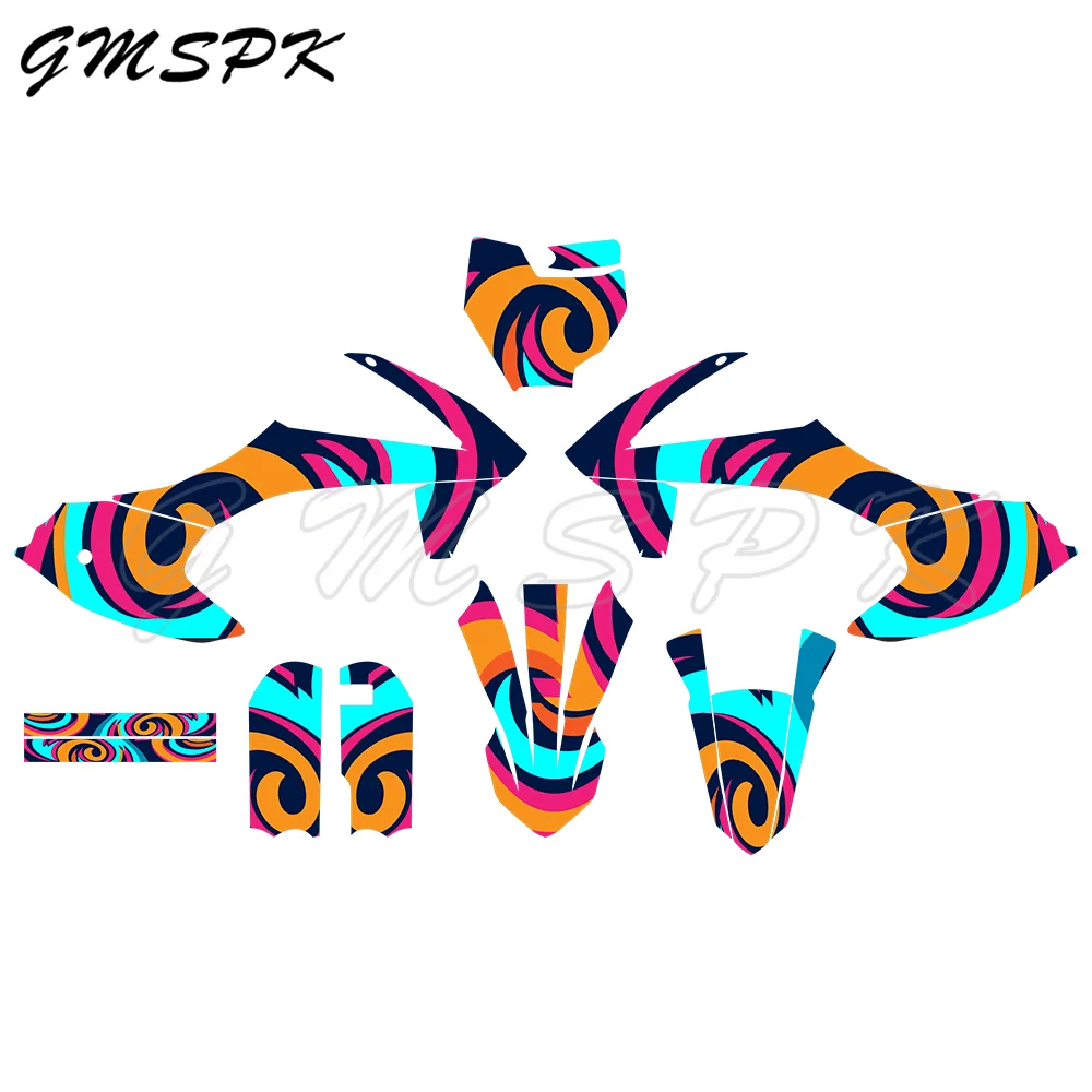 Full Graphics Stickers Decals Kit Motorcycle Fairings Background Fit for SX50 SX 50 50SX 2016-2023 2017 2018 2019 2020 2021 2022