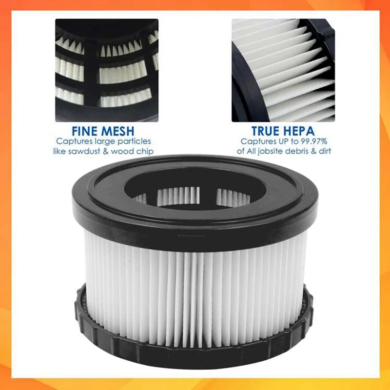 Promotion!HEPA Filter Replacement Accessories For Dewalt DC5151H DC515 DCV517 Dry And Wet Air Filtration