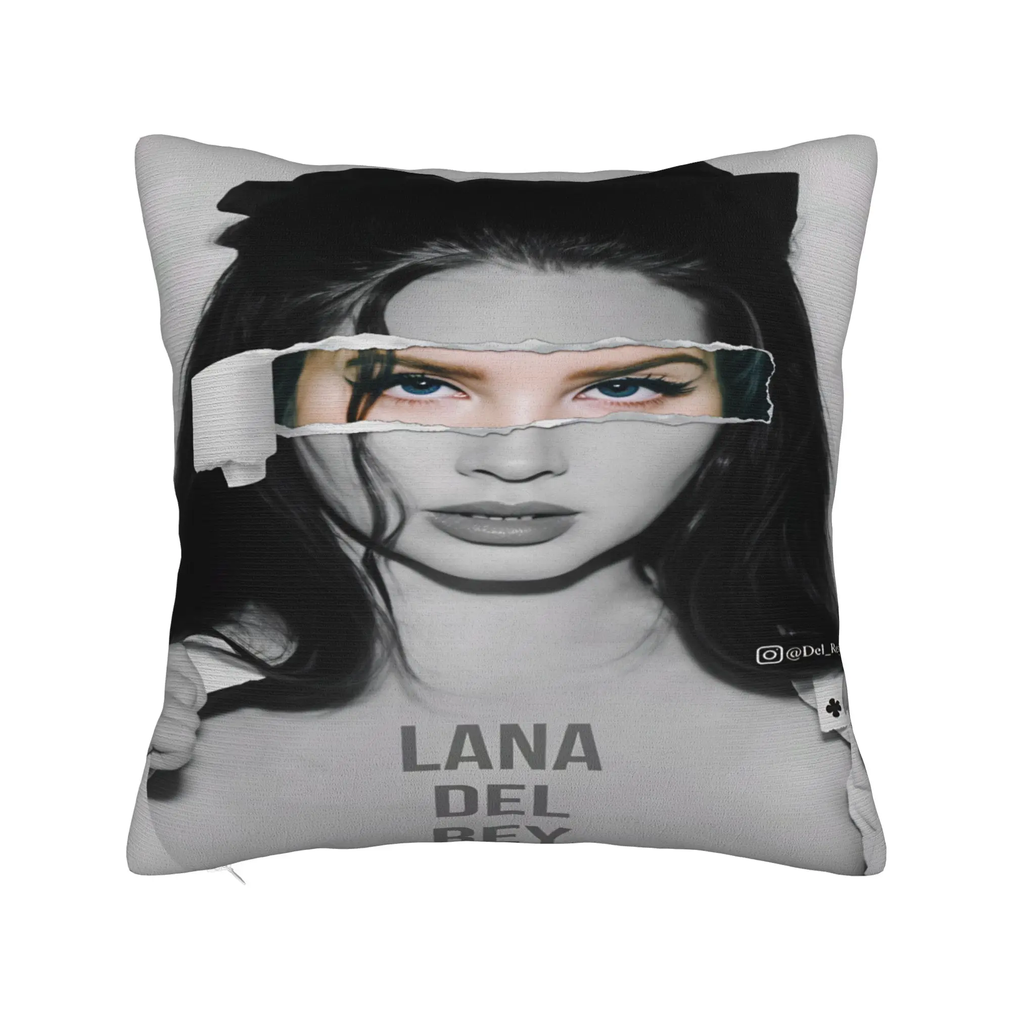 Pillow Case Lana Del Rey Singer Lizzy Grant  Design  Pillow Cover For Sofa Home Decor Kawaii Pillowcases