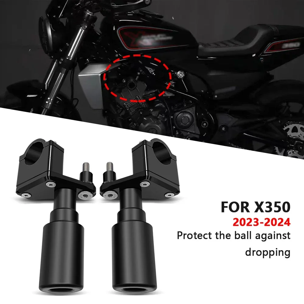 for x350 X350 23-24 anti-fall rubber protector motorcycle anti-fall ball protection rod anti-fall stick accessories