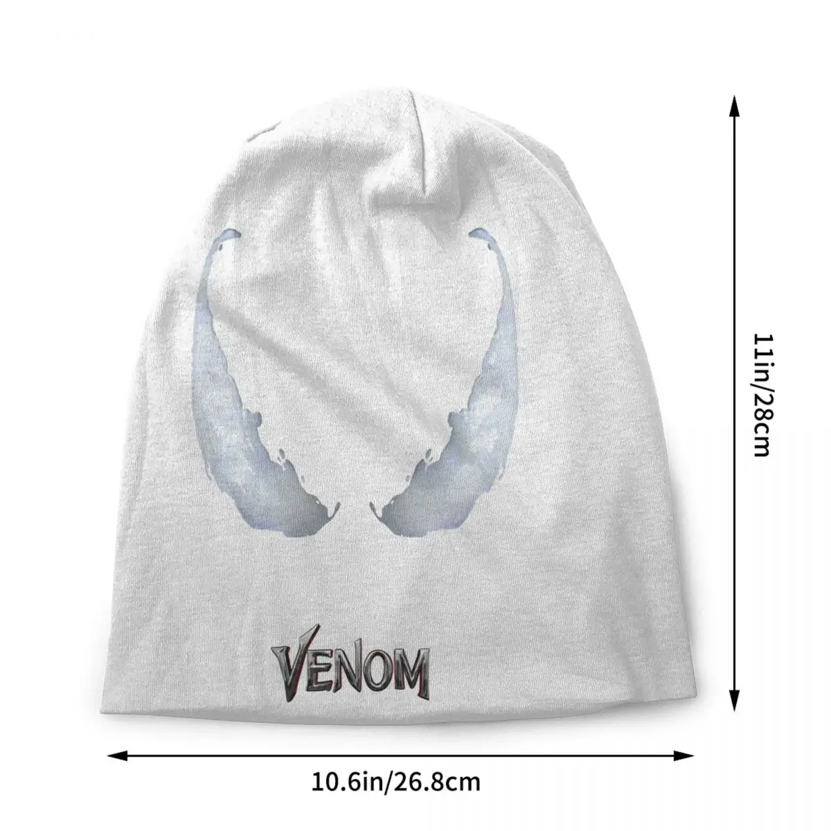 Custom Venom Eyes Bonnet Hat Knit Hats Men Women Hip Hop Unisex Adult Warm Winter Skullies Beanies Caps