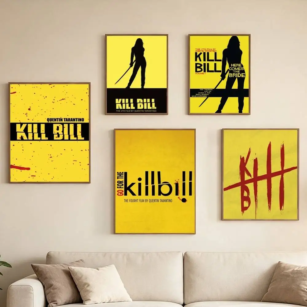 Kill Bill-S M-Movie PC Poster High Quality Dorm Living Room Aesthetic Wall Decoration Painting Stickers Gift