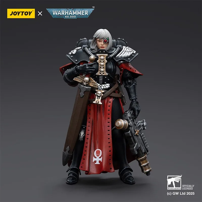 

Joytoy Warhammer 1/18 Фигурки Adepta Sororitas Battle Sister Sister Superior Kassia Модель игрушки для мальчиков Подарки 3,75 дюйма