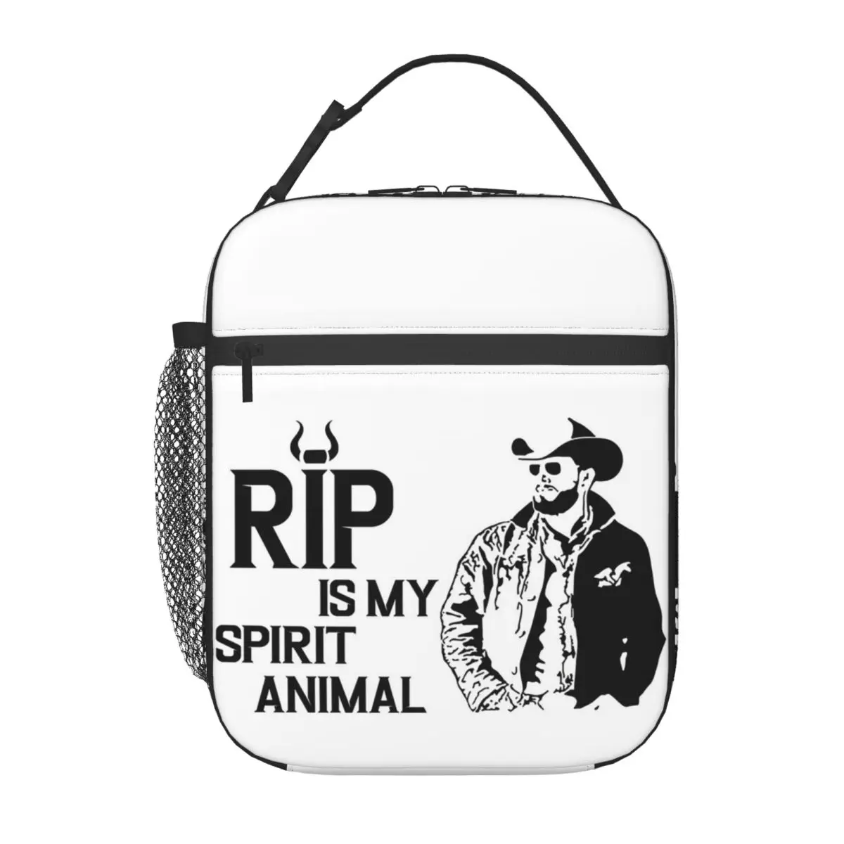 Rip Wheeler Rip Is My Spirit Animal Dutton Ranch Yellowstone Insulated Lunch Bag Kids Portable Food Boxes Thermal Lunch Box Tote