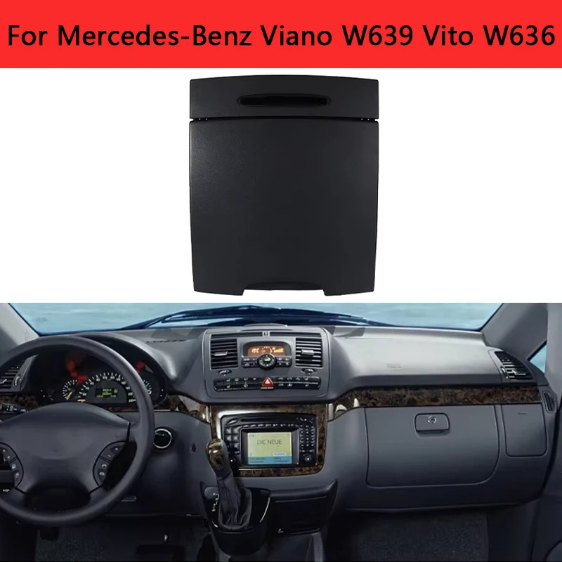 

For Mercedes-Benz Viano W639 Vito W636 2006-2015 Car Interior Front Dashboard Center Console Storage Box Sundries Box Glove Box