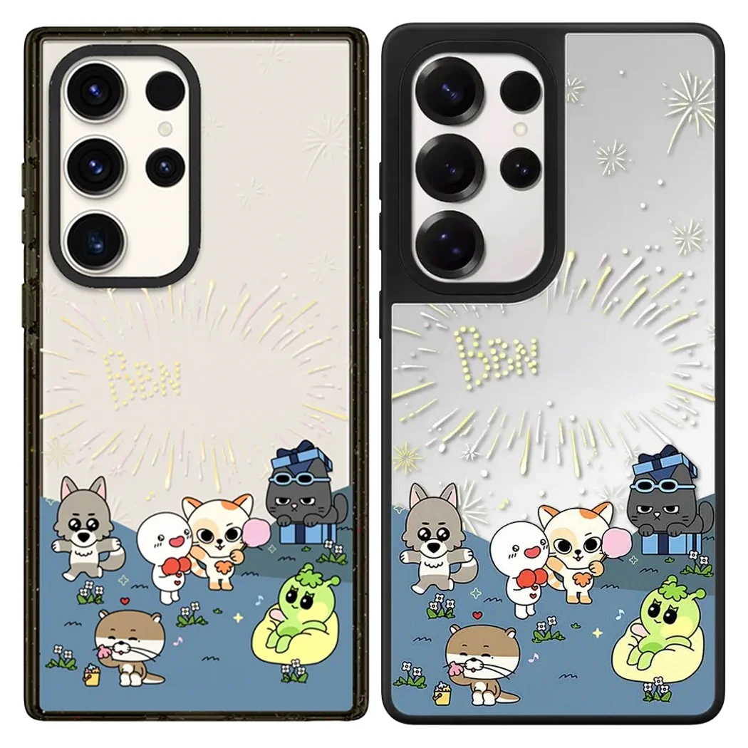 6032813 Mirror / Acrylic Magnetic Case: Compatible with Samsung Galaxy S23 U S24U S25 S26 Ultra S25+ S26 Plus Shell