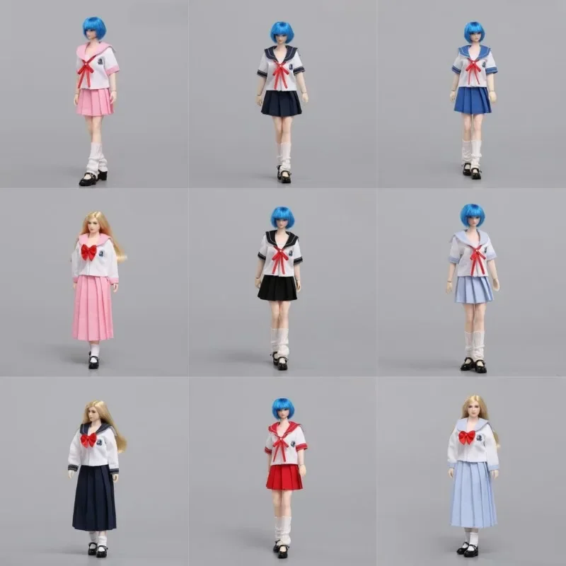 CDTOYS CD047 1/12 Scale Soldier Girl Sailor Uniform Jk Student Suit Set Clothes Model for 6'' Figures Fittings Body DIY