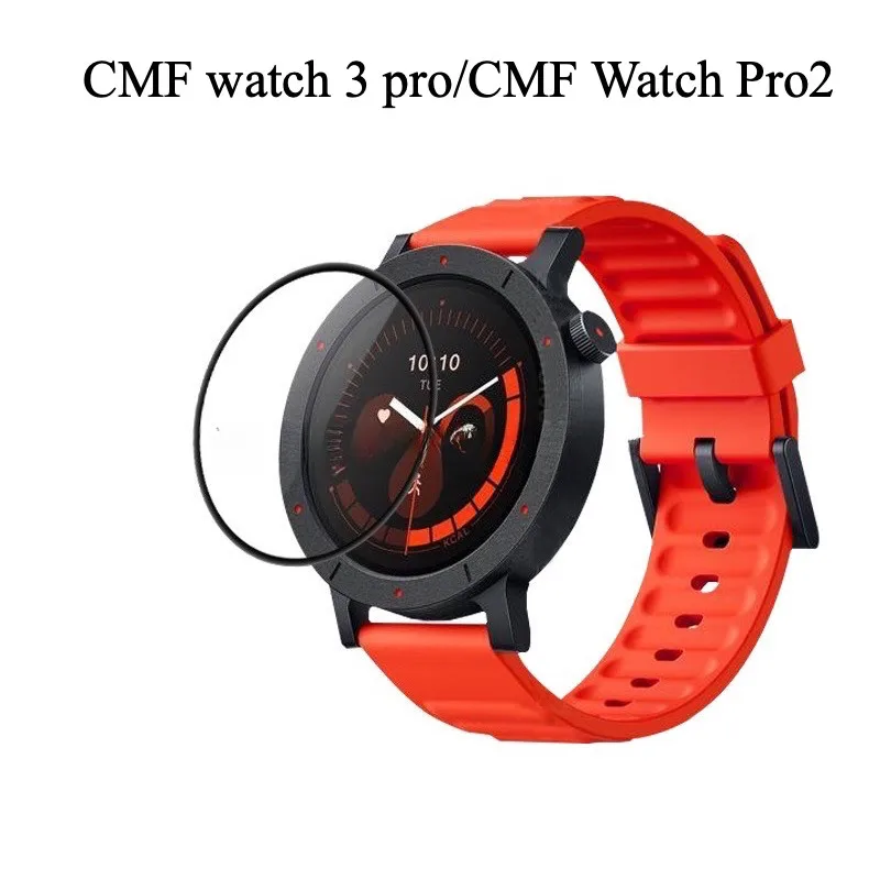 CMF Watch 3 Pro용 화면 보호 필름 3D 곡선 화면 보호기 Watch Pro2 필름용 울트라 HD 풀 커버리지 보호