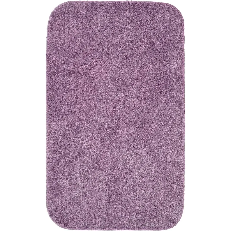 

Traditional Nylon Washable Purple 30" X 50" Bath Rug - Soft, Absorbent, and Stylish for Your Bathroom