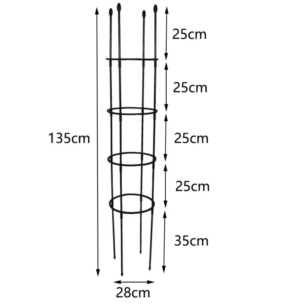 Stackable Garden Trellis Infinitely Spliceable Rose Trellis for Climbing Flowers Vegetable Indoor Outdoor Rustproof Trellis