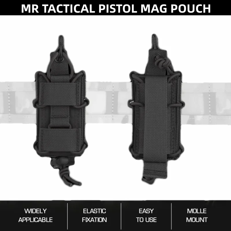 

MR Modular Magazine Carrier | MOLLE Slim Profile Single Stack Pouch | For Wilderness Exploration Magazine Holder
