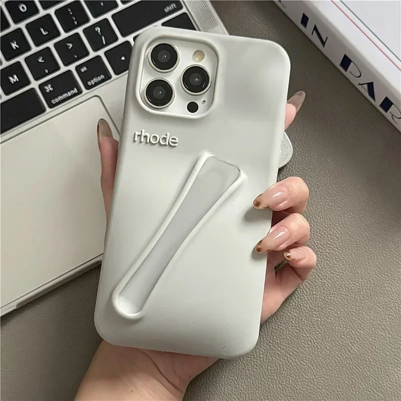 شعبية منتج جديد حالة الهاتف آيفون 17 الهواء 12 13 14 15 16 برو ماكس زائد يسهل حملها أحمر الشفاه سيليكون الهاتف يغطي