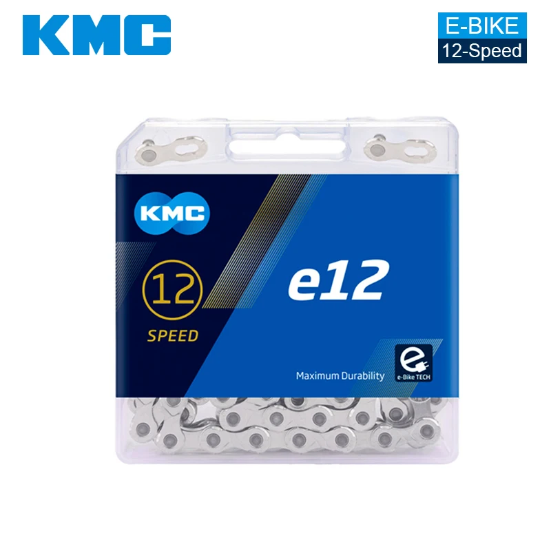 Original KMC E-BiKE E8 E9 E10 E11 E12 Chain 130/136 Links Anti-rust Electric Sport Bicycle 8 9 10 11 12 Speeds eBike Chains