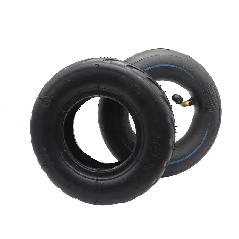 6 Inch 6X2 Tire Inner Tube Set Fit for Electric Scooter Wheel Pneumatic Wheel Trolley Cart Air Wheel Bike