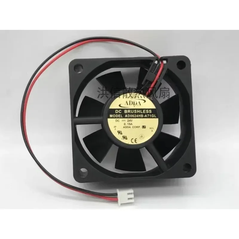 

Новый вентилятор-кулер для ADDA AD0624HB-A71GL DC24V 0,15A 2-проводной инверторный вентилятор 6 см 6025 60*60*25 мм