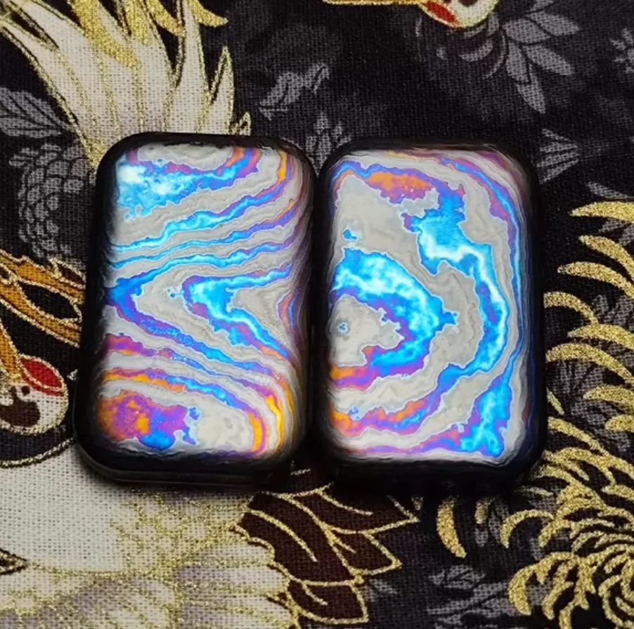 Used EDC Mod Forget Worry Stone Stress Relief Toy Pocket Toy Fidget Slider Decompression Toy