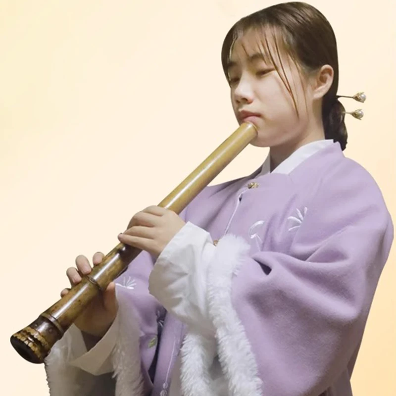 8 Holes Bamboo Nanxiao Traditional Professional Bamboo Flute Adult Beginners Playing Xiao Ethnic Handmade Wind Instruments