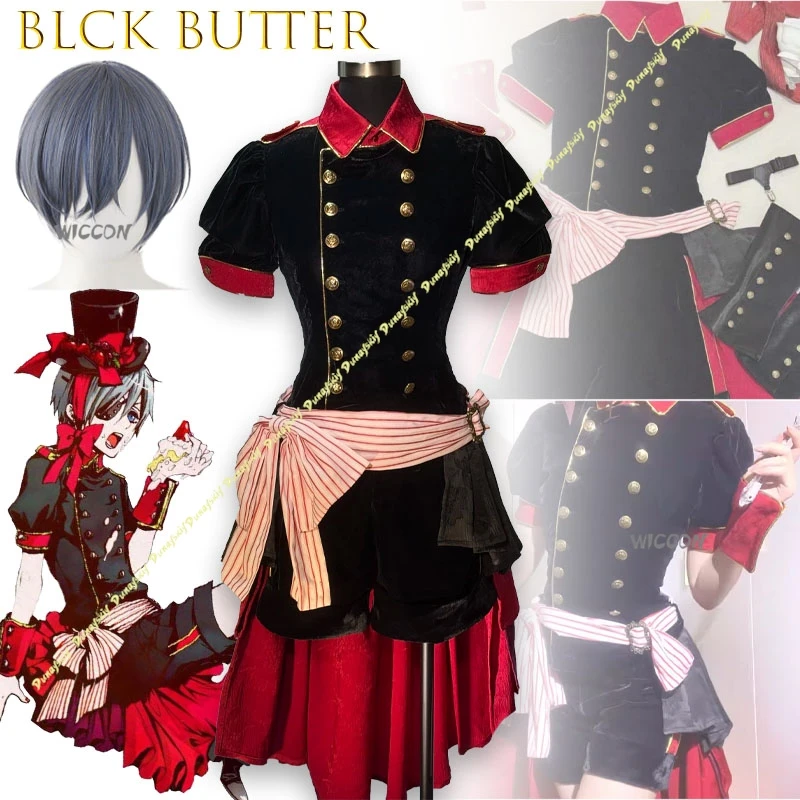 

Anime Back Buttler Cosplay Costume The Roses Ciel Phantomhive Cosplay Anime Playing The Role Of A School Girl Sailor Halloween
