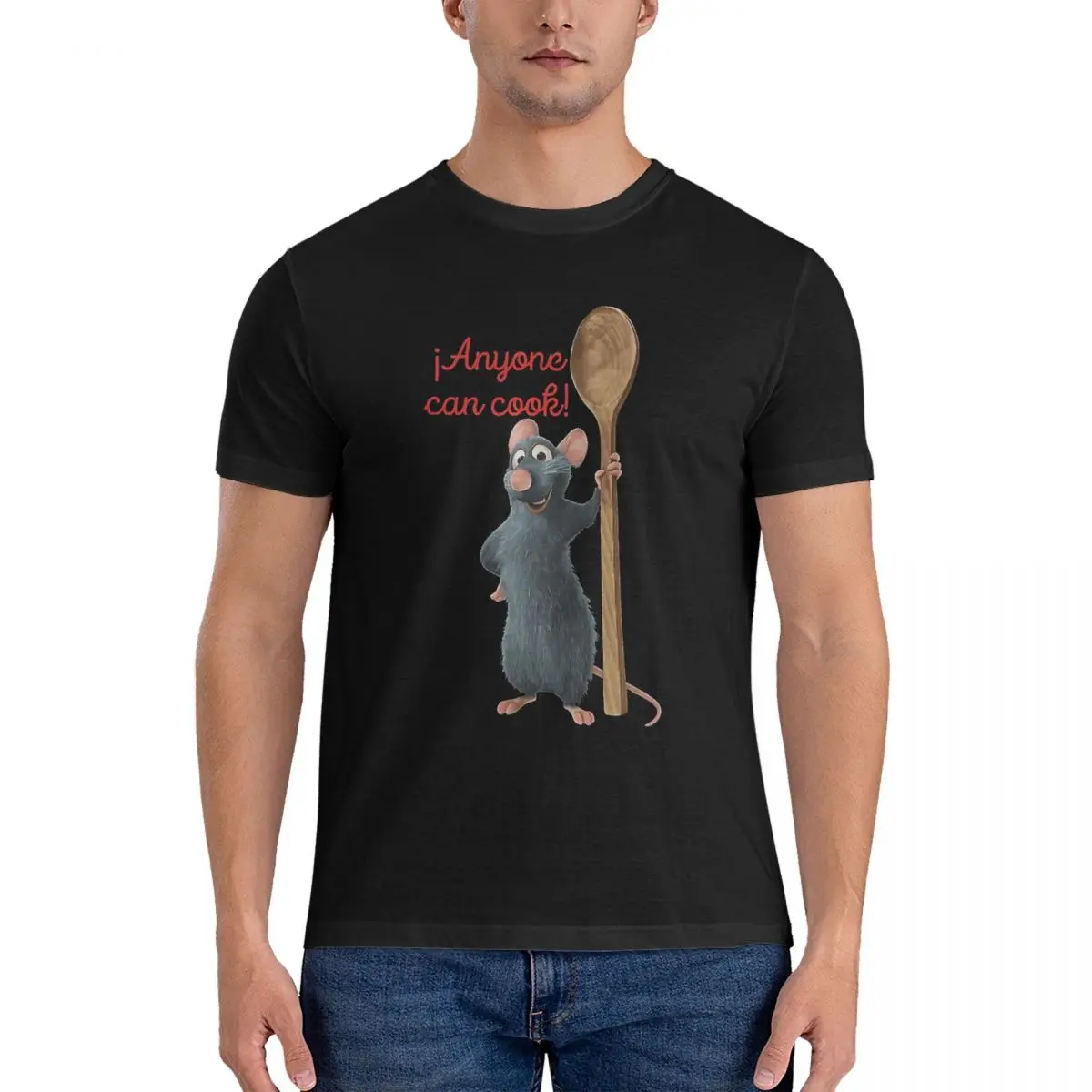 Ratatouille The Musical T-Shirt for Men Cotton Oversized T Shirts Men's Tees Short O-Neck Summer Clothes Tops S-6XL