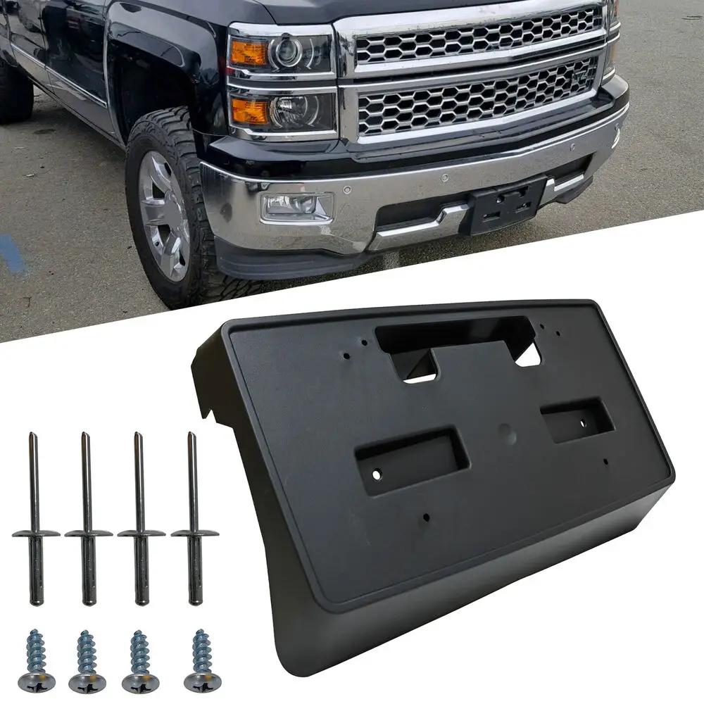 

Для 2014-2015 Chevy Silverado 1500 держатель кронштейна переднего номерного знака 22763523
