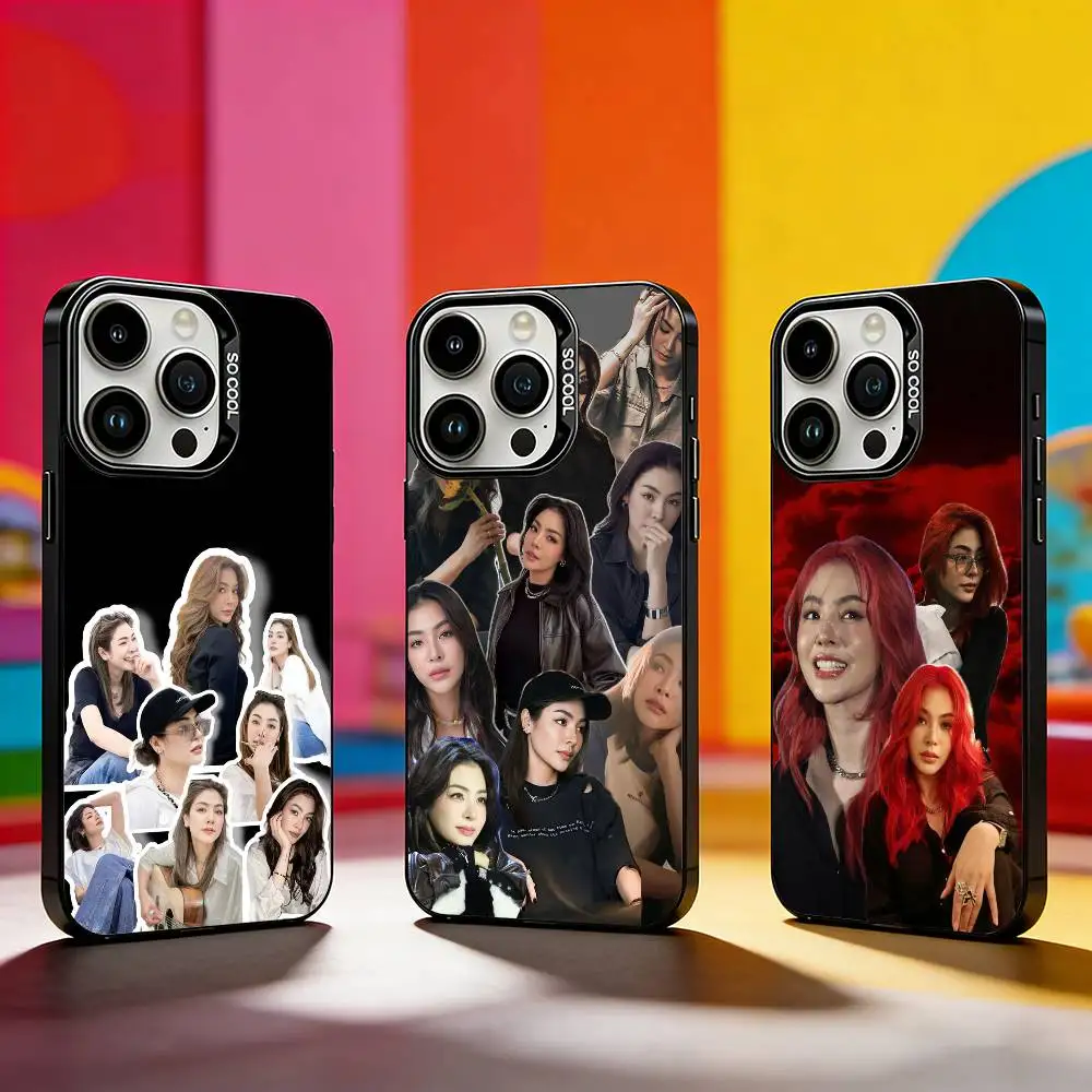 

P-Peraya M-Malisorn Faye Phone Case For iPhone 17,16,15,14,13,12,11 Plus,Pro Max,XS,Colored silver phone case