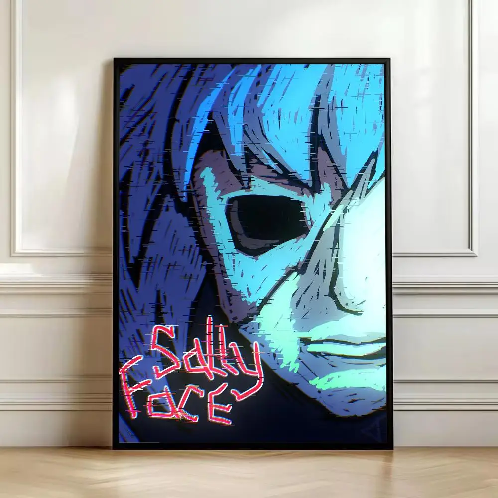Horror Mystery Game Sally Face Art Painting Calligraphy HD Art Wall Waterproof Home Living Room Bedroom Bar Decorative Paintings
