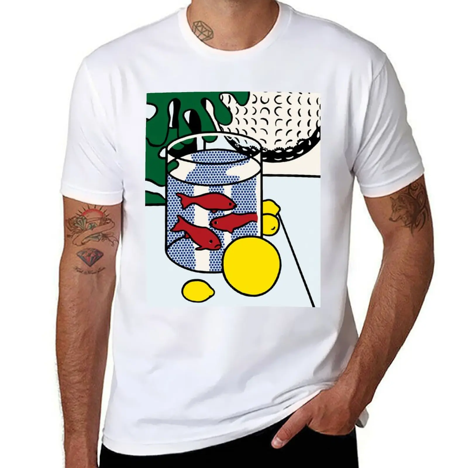 

Roy Lichtenstein: Comics für Millionen T-Shirt men t shirt cotton 100% t shirts designer T-Shirt